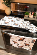Christmas kitchen sets (drying mat, towel & oven mitt set)