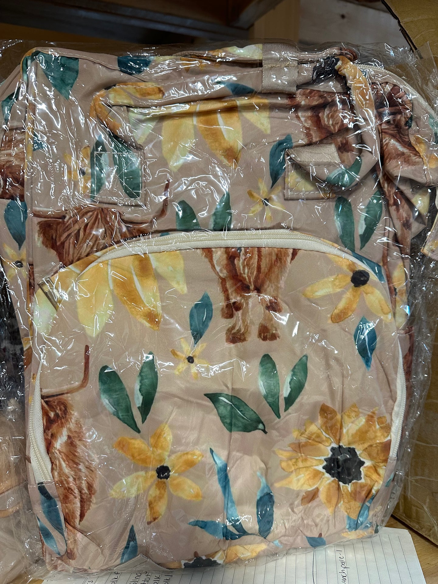 Highland misprint diaper bag