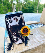 MIX* sent randomly fringe 30oz koozies *all cow