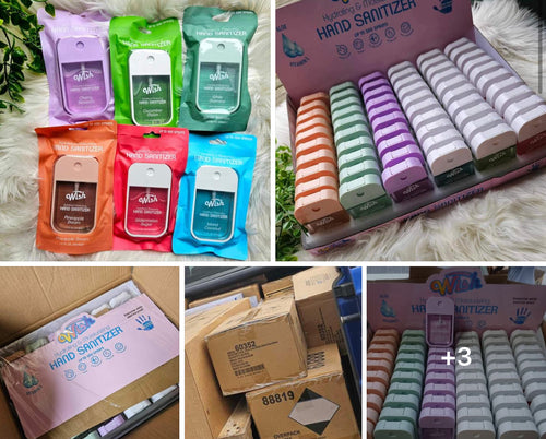 Extra hand sanitizers (will arrive the end of Nov) 1.5fl oz sent individually