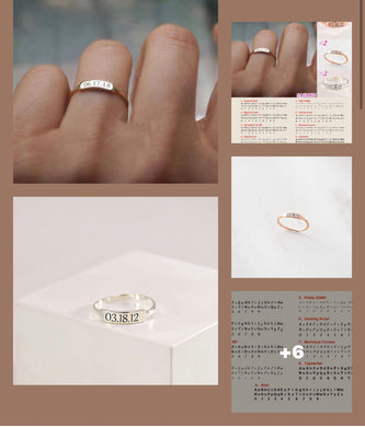 Dainty Ring (END JULY) please leave order details in the note to sellers box