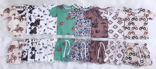 Boys two piece sets (buy 3+ sets are $12 pc)
