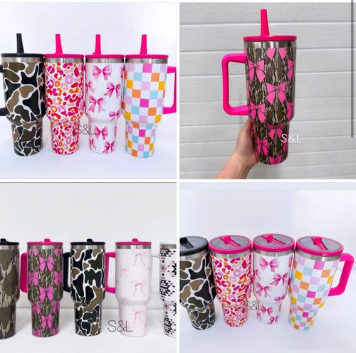 Preorder 40oz tumbler reorder* end of February arrival