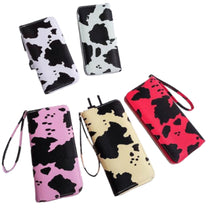 Cow print wallets